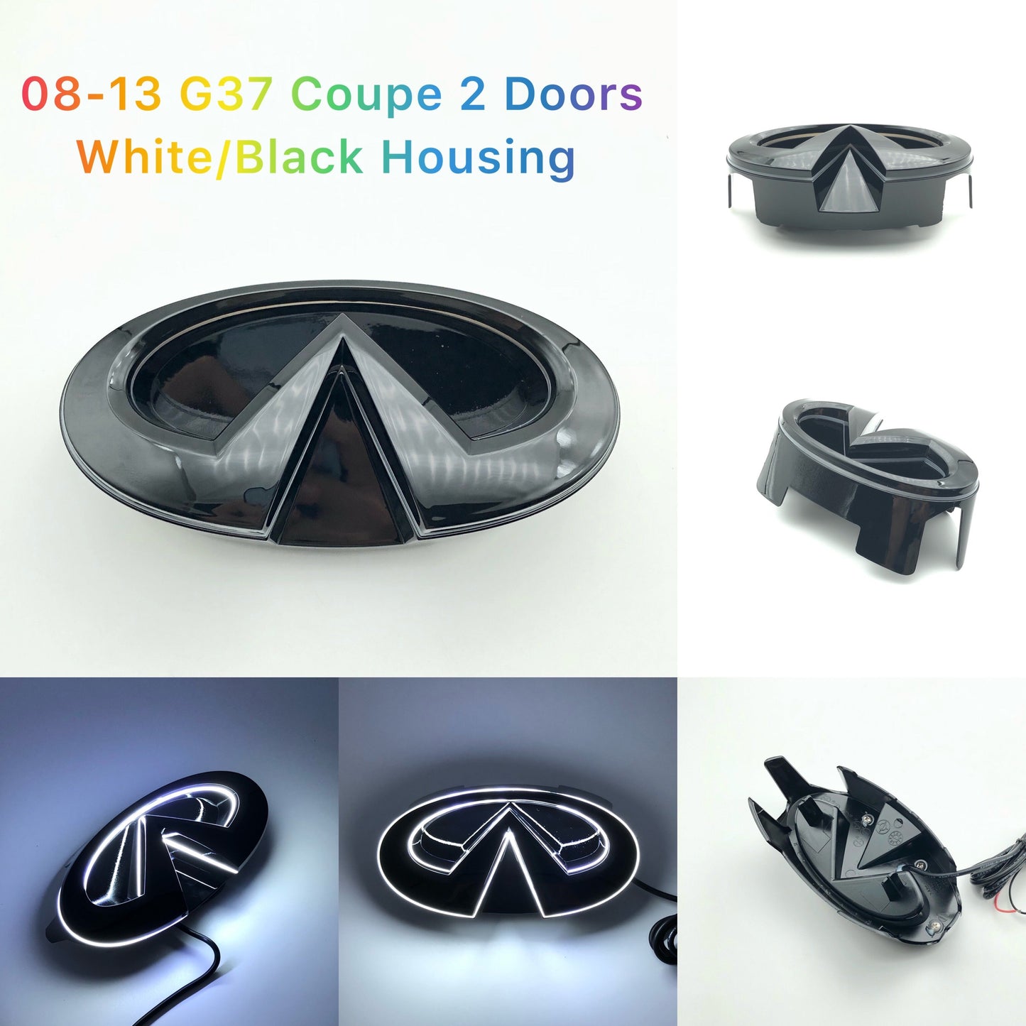 Infiniti logo car led front emblem light-9