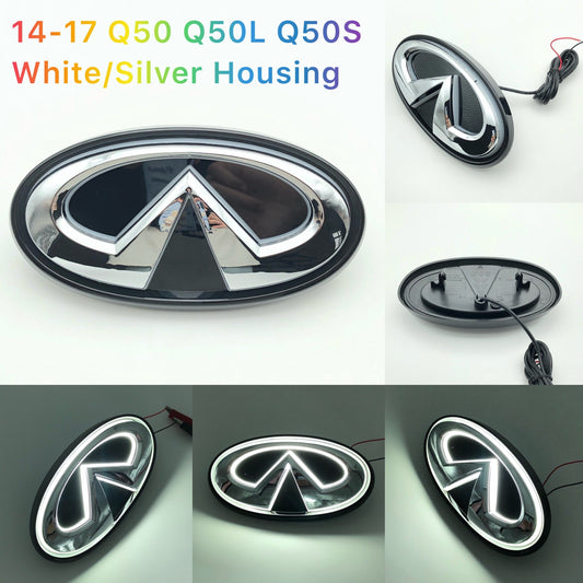 Infiniti logo car led front emblem light-10